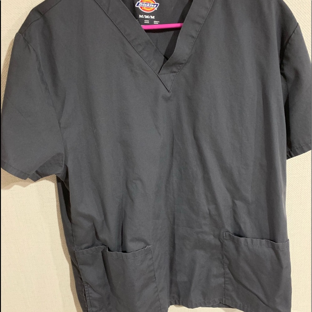 Grey Scrub Top